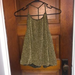 Sparkly Gold Tank